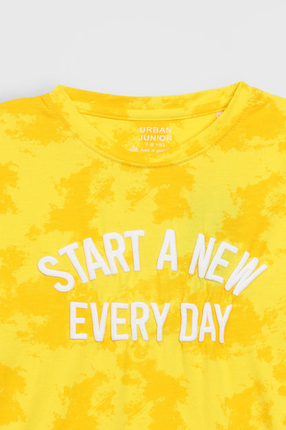 Slogan Print T-shirt