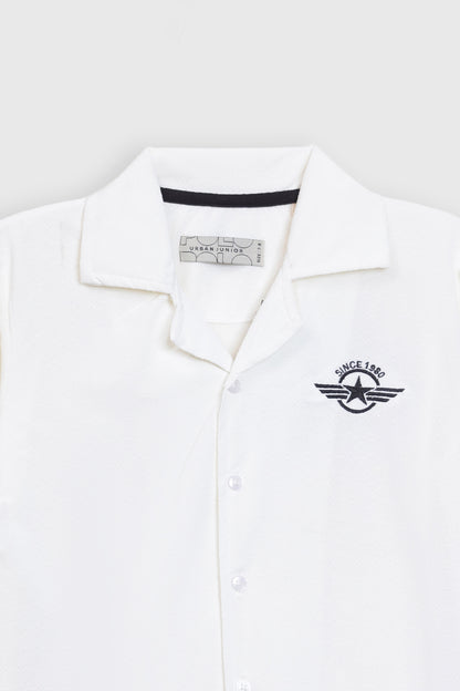 Resort collar shirt