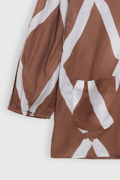 Co-ord set printed shirt