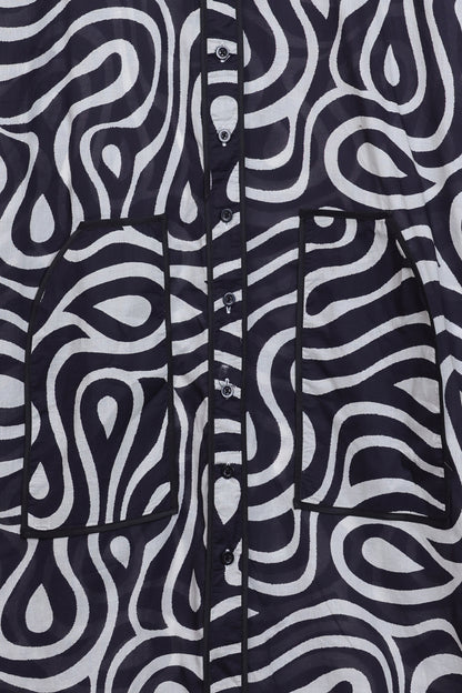 Printed Shirt Dress