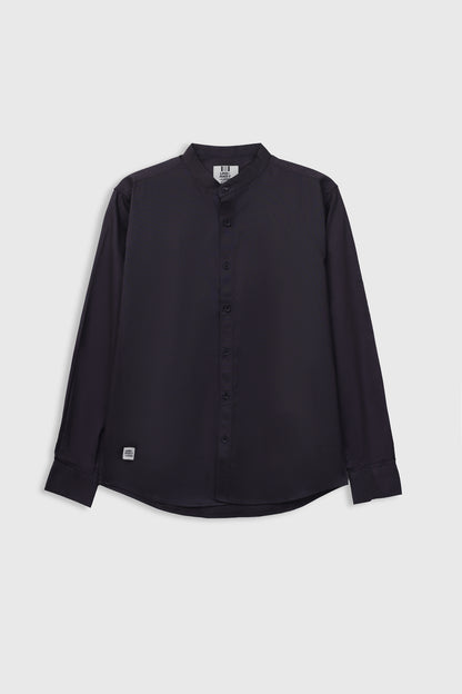 Basic Mandarin Collar Shirt