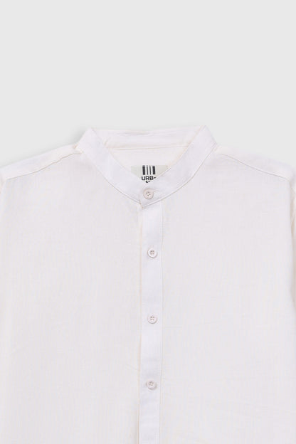 Basic Mandarin Collar Shirt