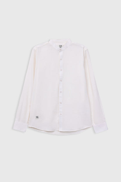 Basic Mandarin Collar Shirt