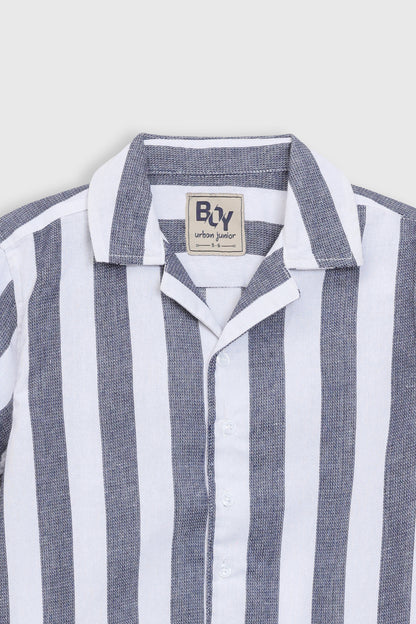 STRIPED RESORT SHIRT