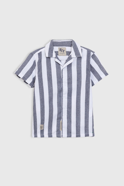 STRIPED RESORT SHIRT