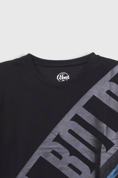 Slogan print T-shirt