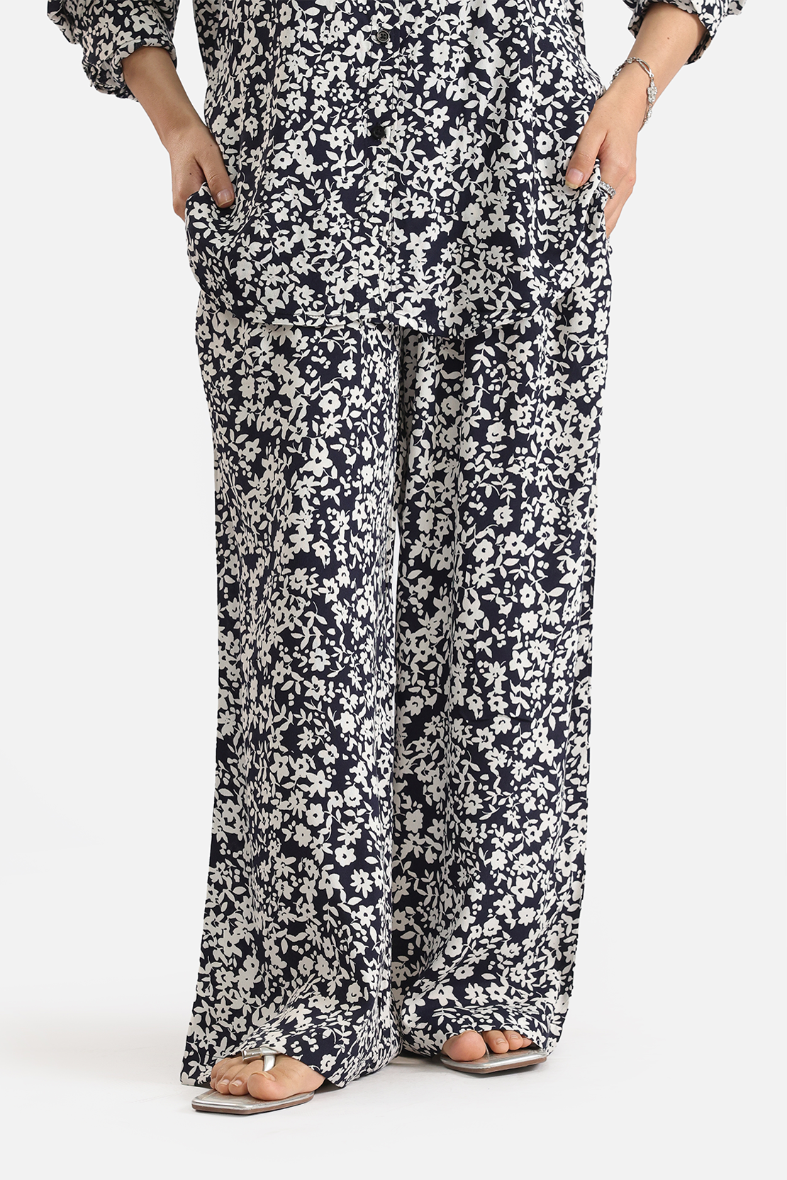 Co-ord set printed trousers