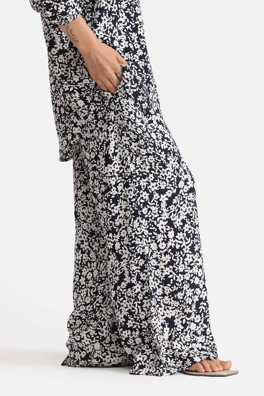 Co-ord set printed trousers