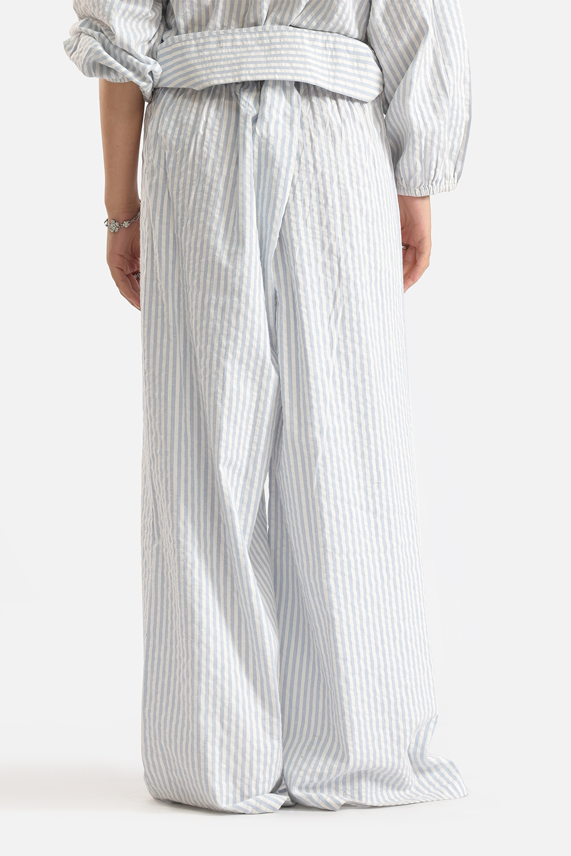 CO-ORD SET STRIPED TROUSERS