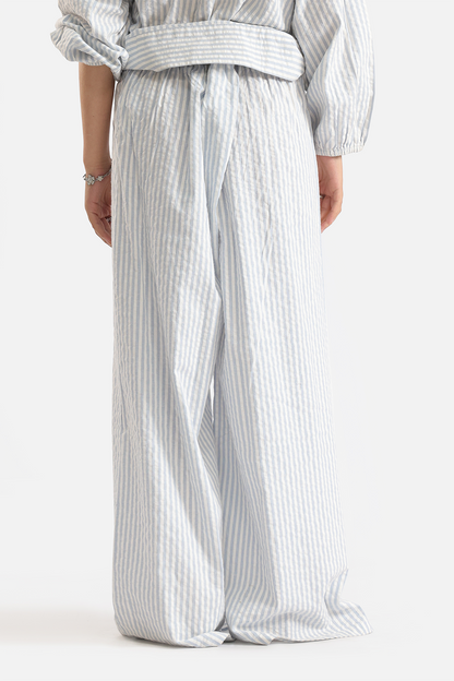 CO-ORD SET STRIPED TROUSERS
