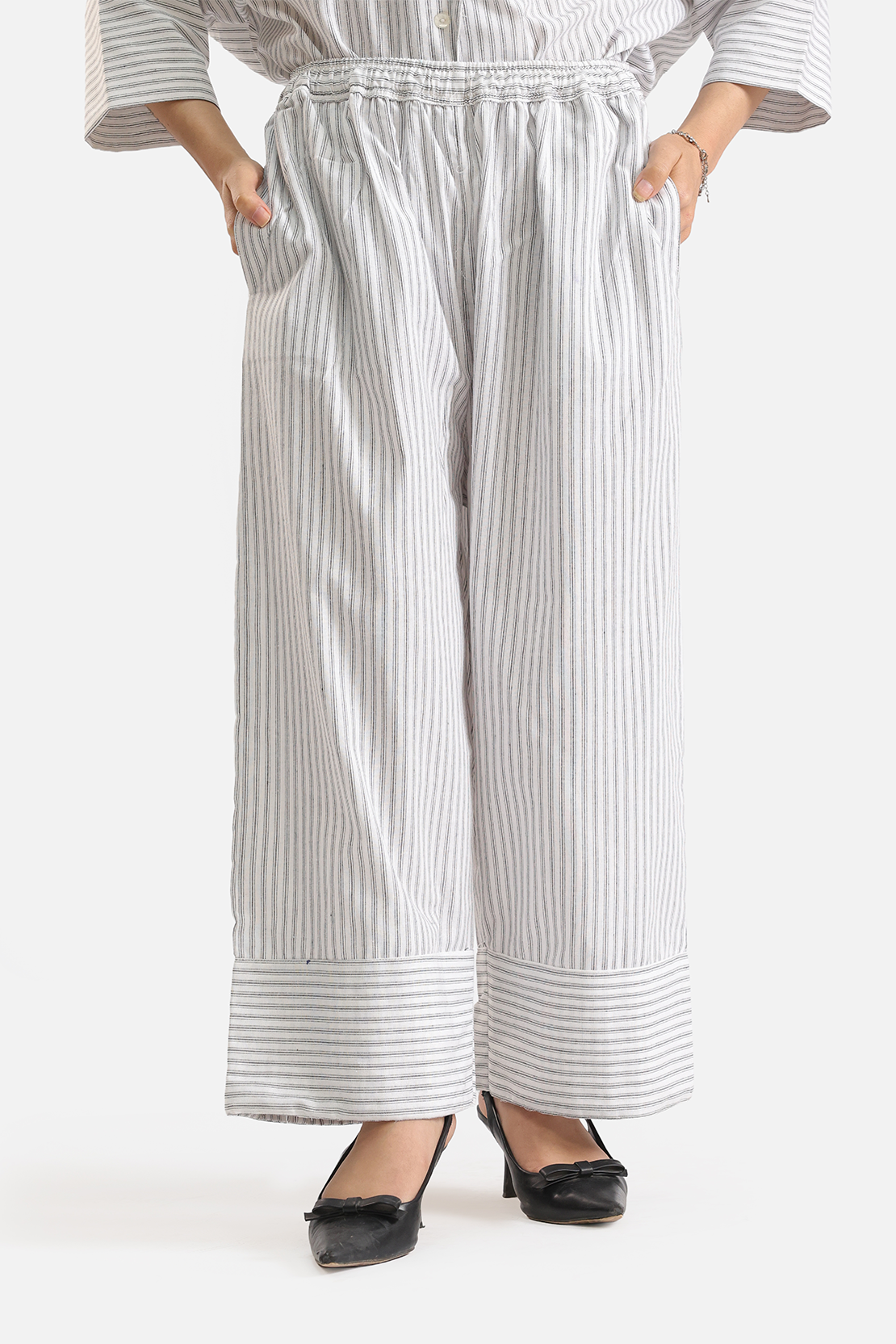 Co-ord Set Striped Trousers