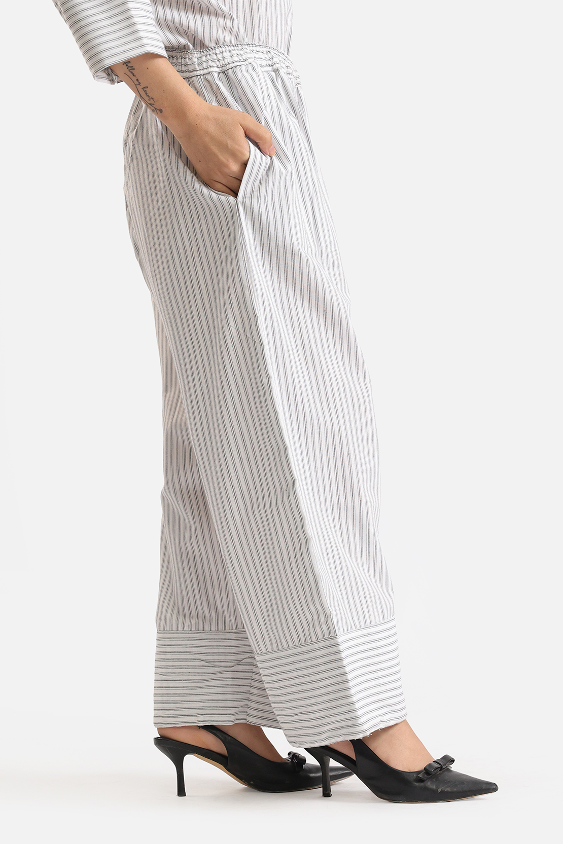 Co-ord Set Striped Trousers