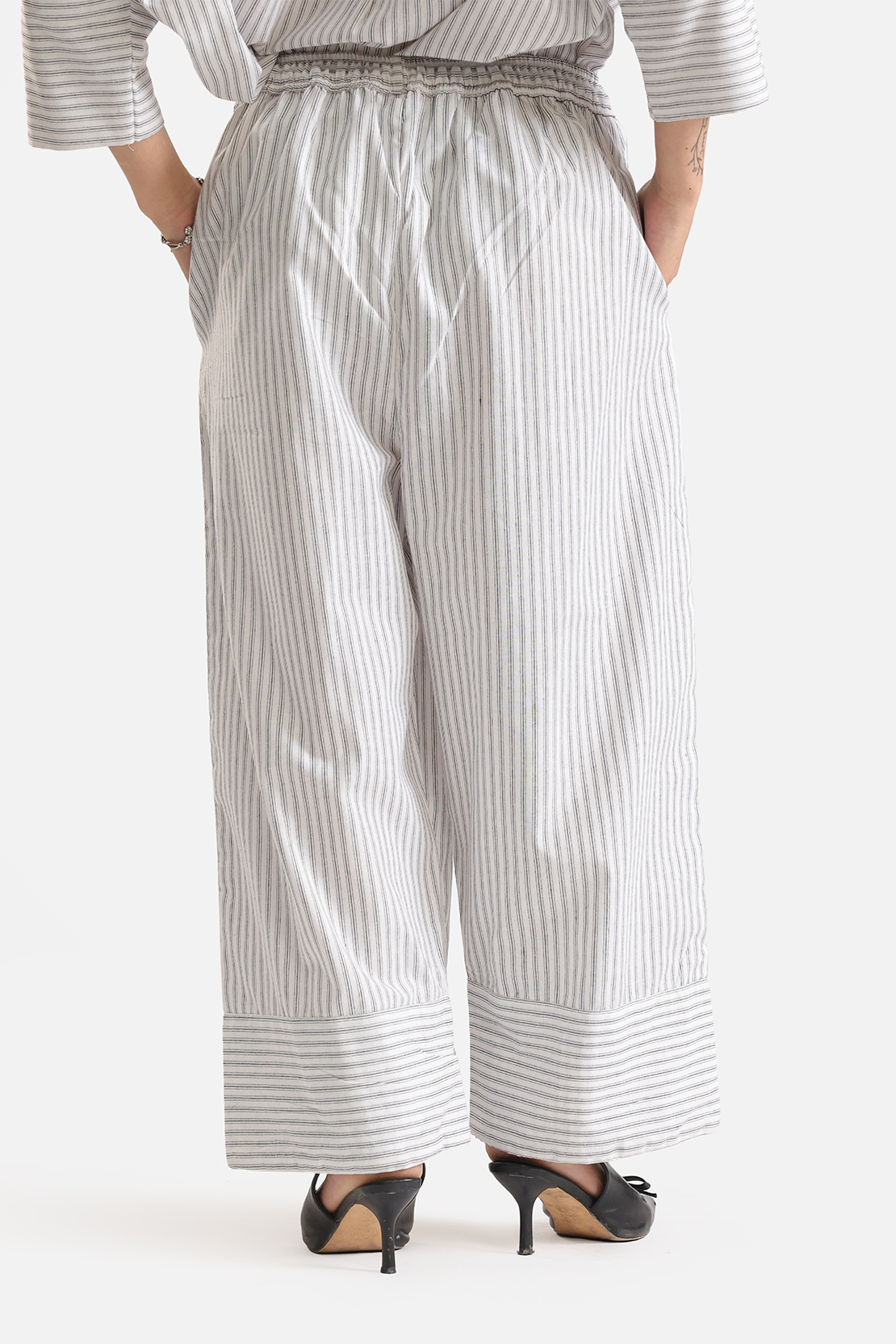Co-ord Set Striped Trousers