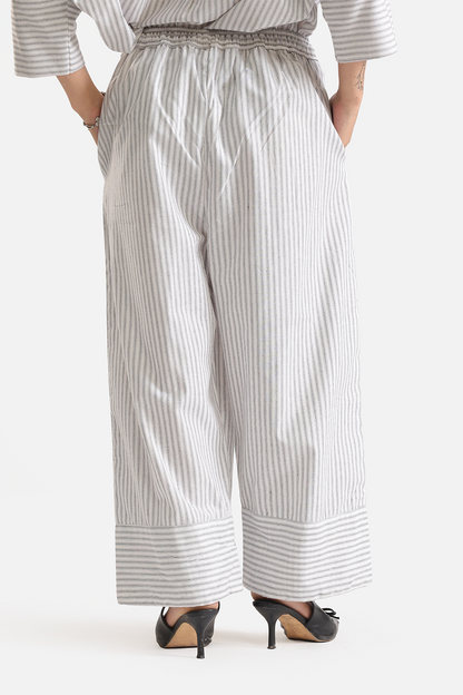 Co-ord Set Striped Trousers