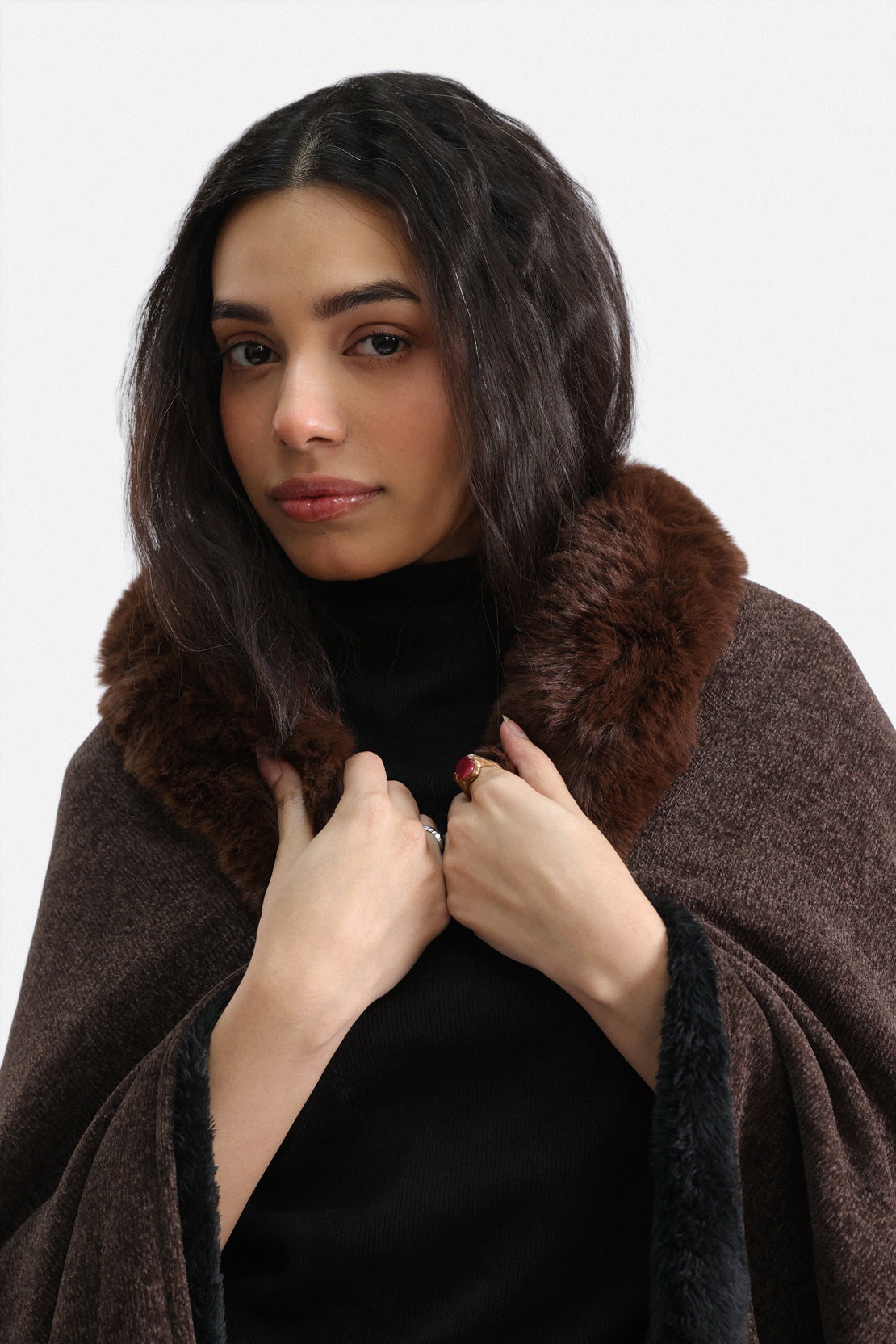 Woolen Cape Shawl