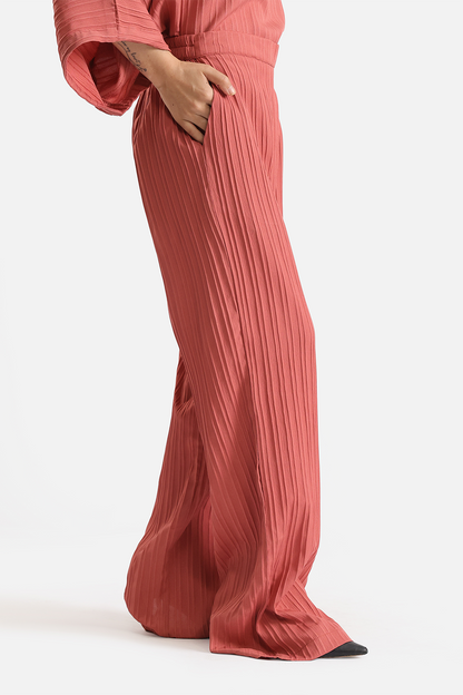 Co-ord set textured trousers