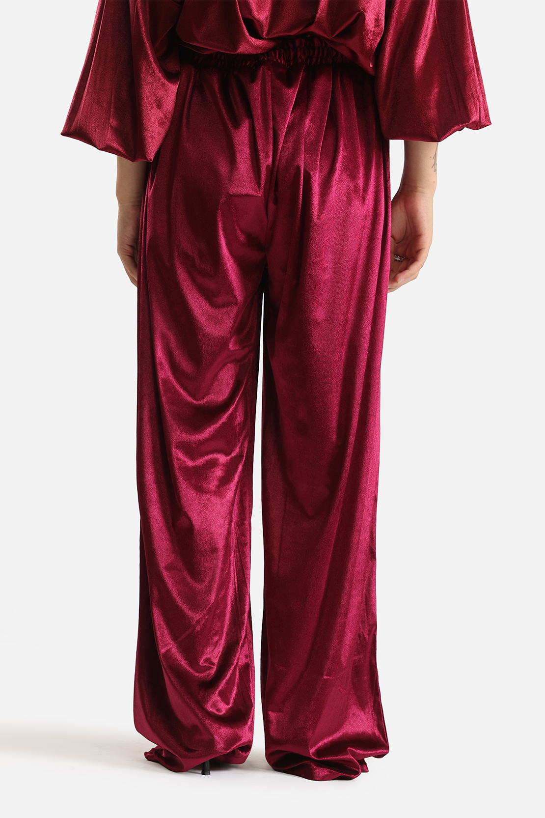Co-ord set velvet trousers