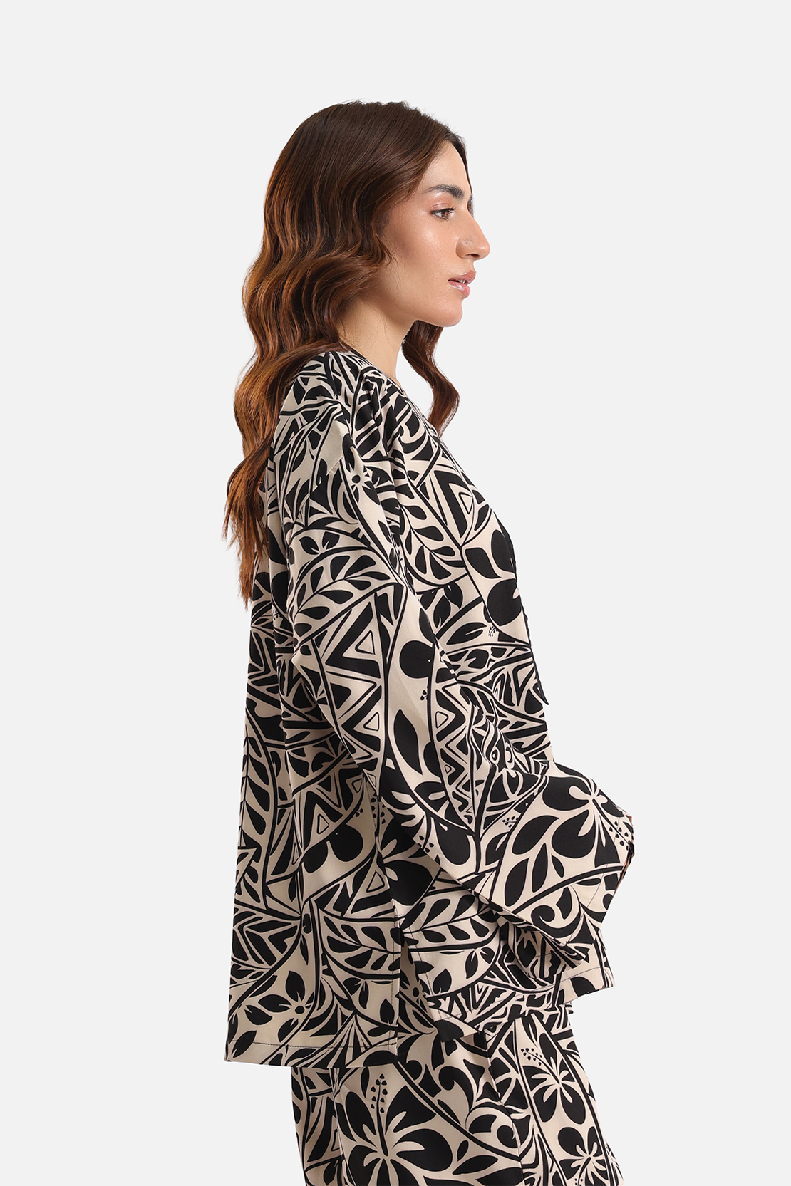 Co-ord set printed top