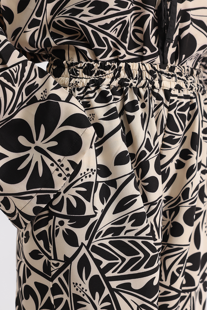 Co-ord set printed trousers