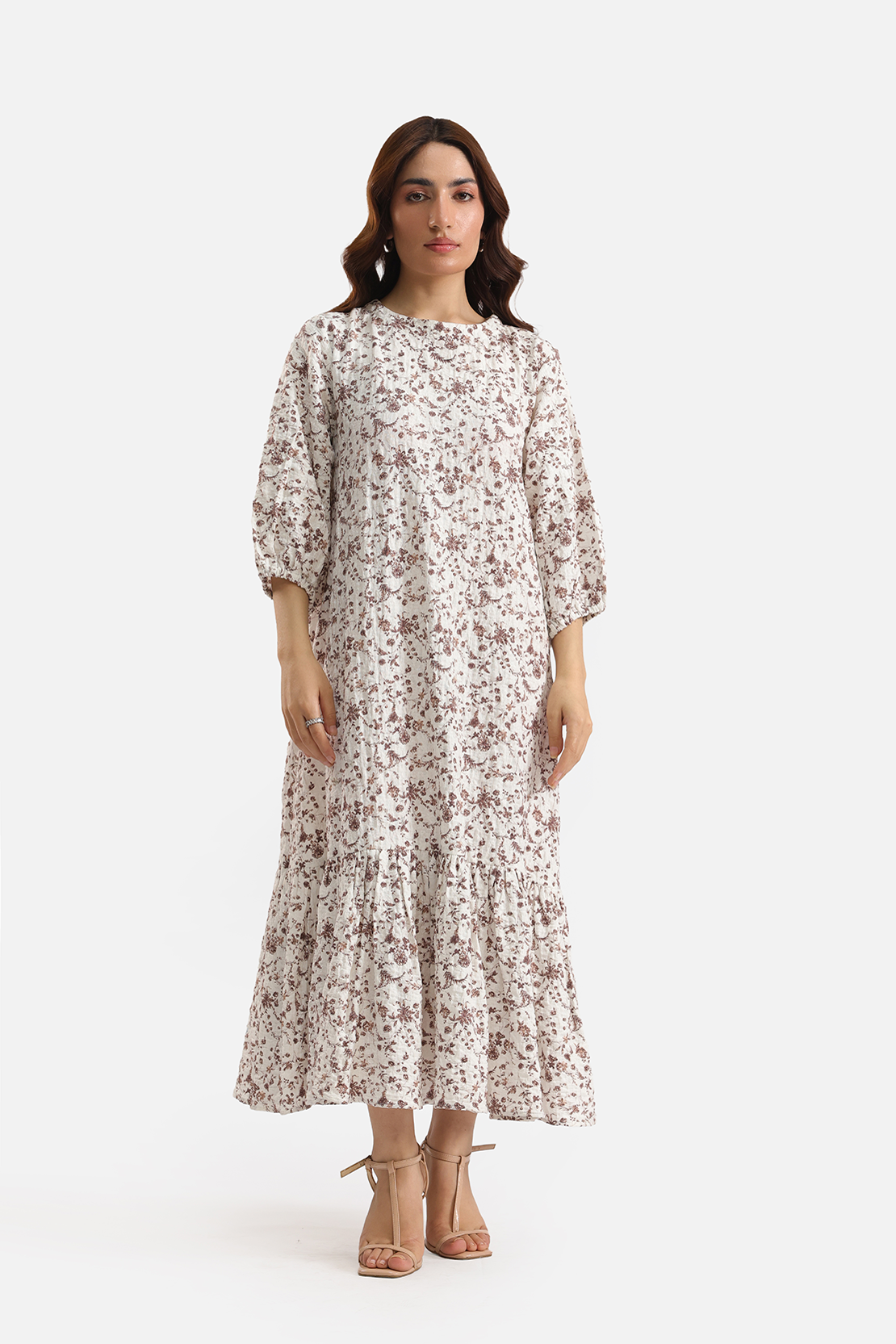 Tier Printed dress