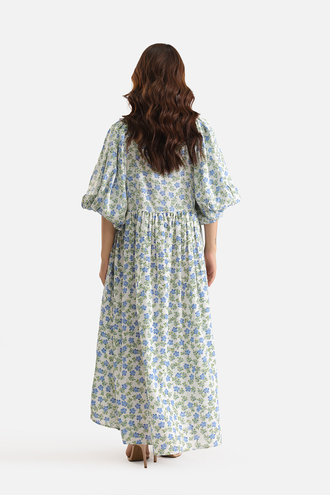 Printed maxi dress