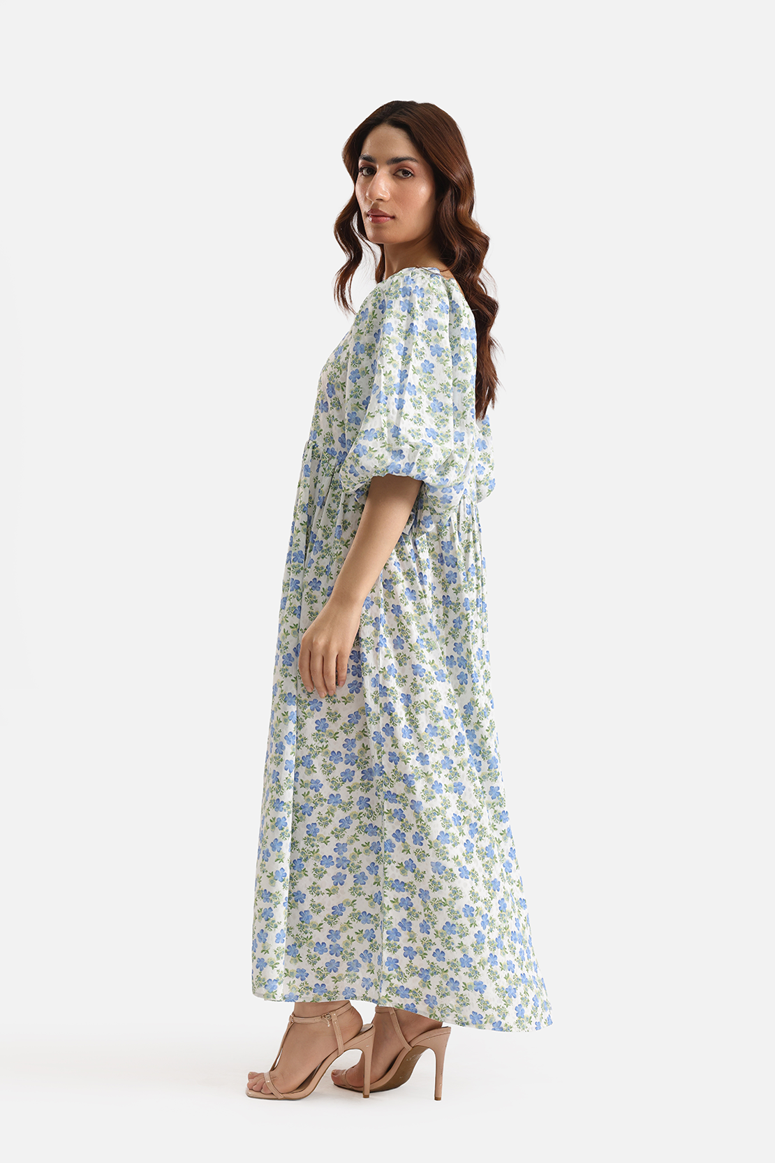 Printed maxi dress