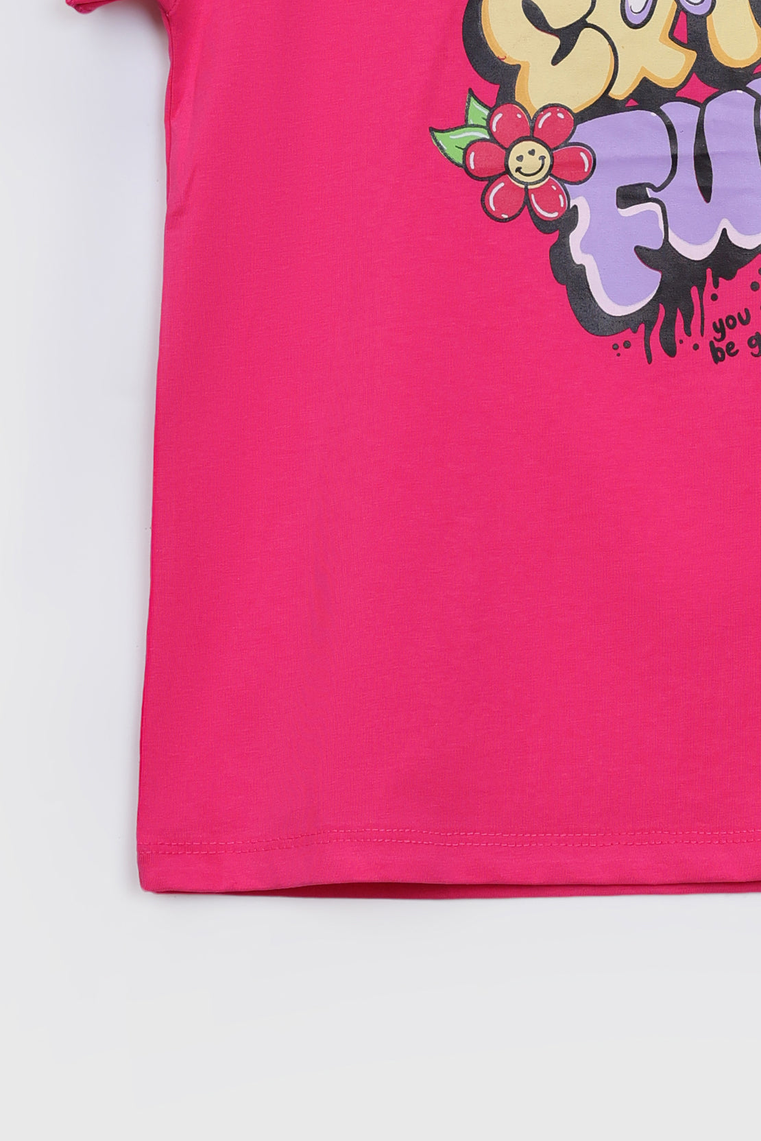 Ruffled sleeve T-shirt