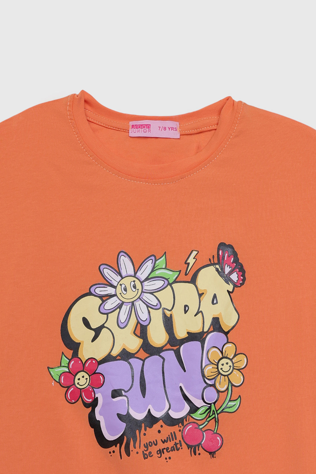 RUFFLED SLEEVE T-SHIRT