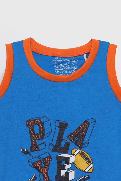 Sporty Graphic Tank Top