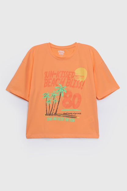 Cropped Graphic T-shirt