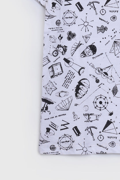 All-Over Print Co-Ord T-Shirt