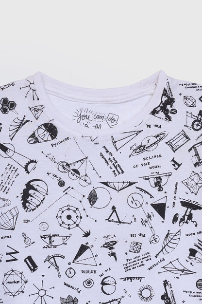All-Over Print Co-Ord T-Shirt