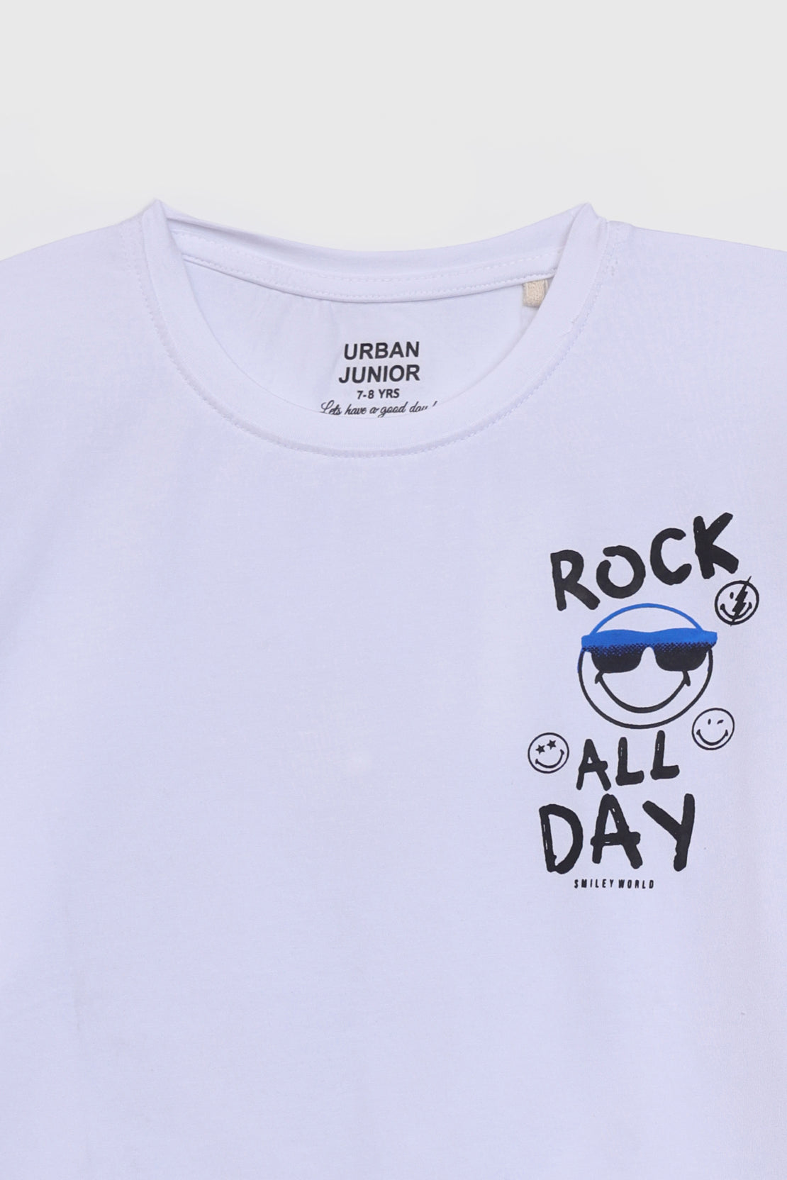 Smiley Rock Graphic T-shirt