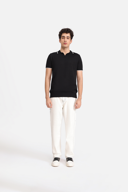 Textured Polo Shirt