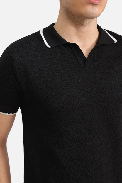 Textured Polo Shirt