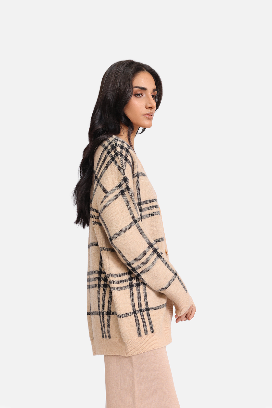 V-NECK CARDIGAN