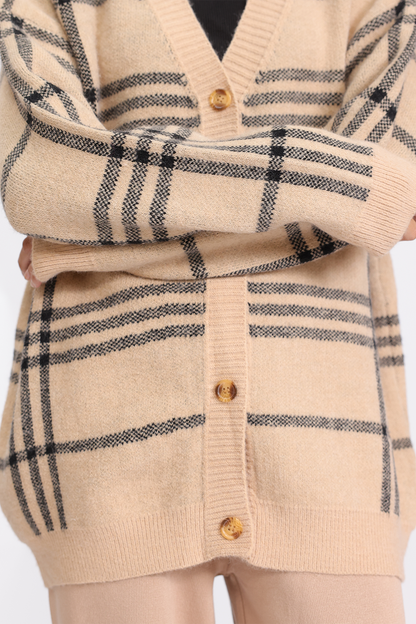 V-NECK CARDIGAN