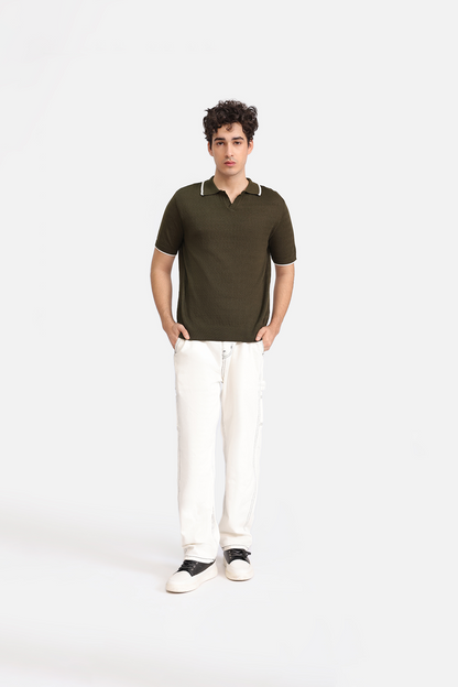 Textured Polo Shirt