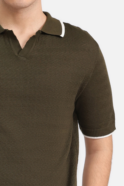 Textured Polo Shirt