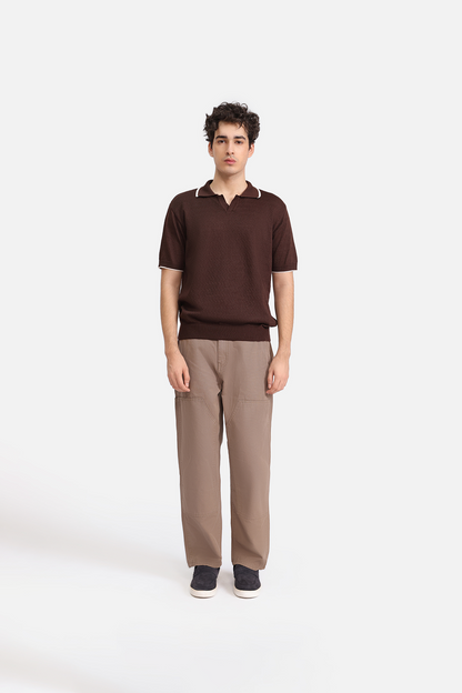 Textured Polo Shirt