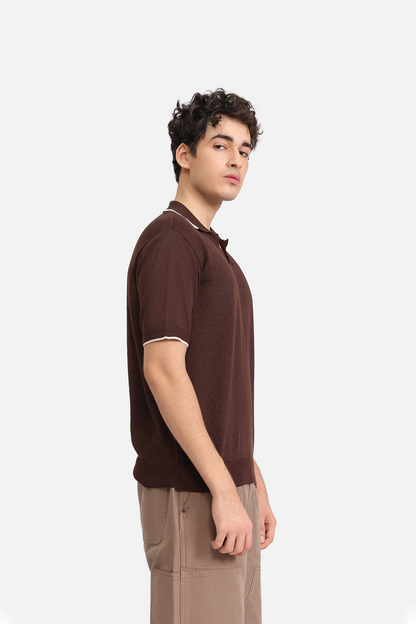 Textured Polo Shirt