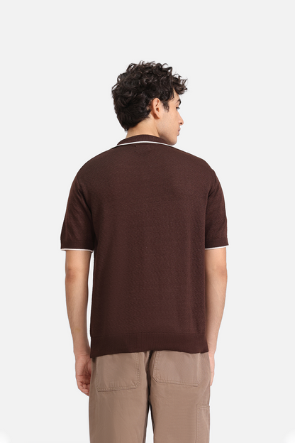 Textured Polo Shirt