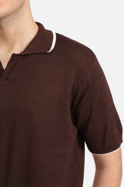 Textured Polo Shirt