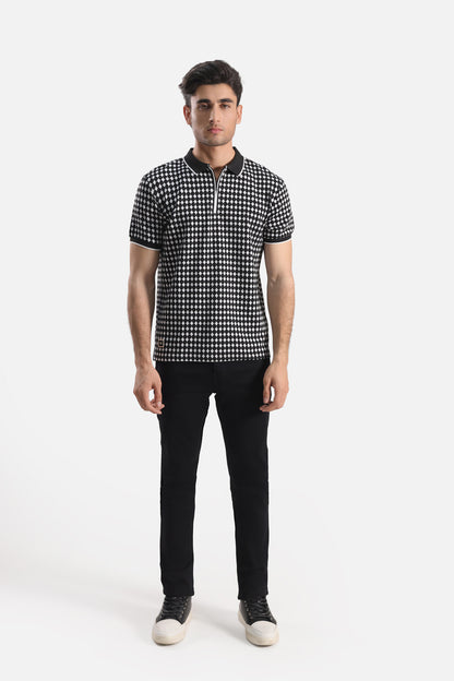 Knitted Polo Shirt
