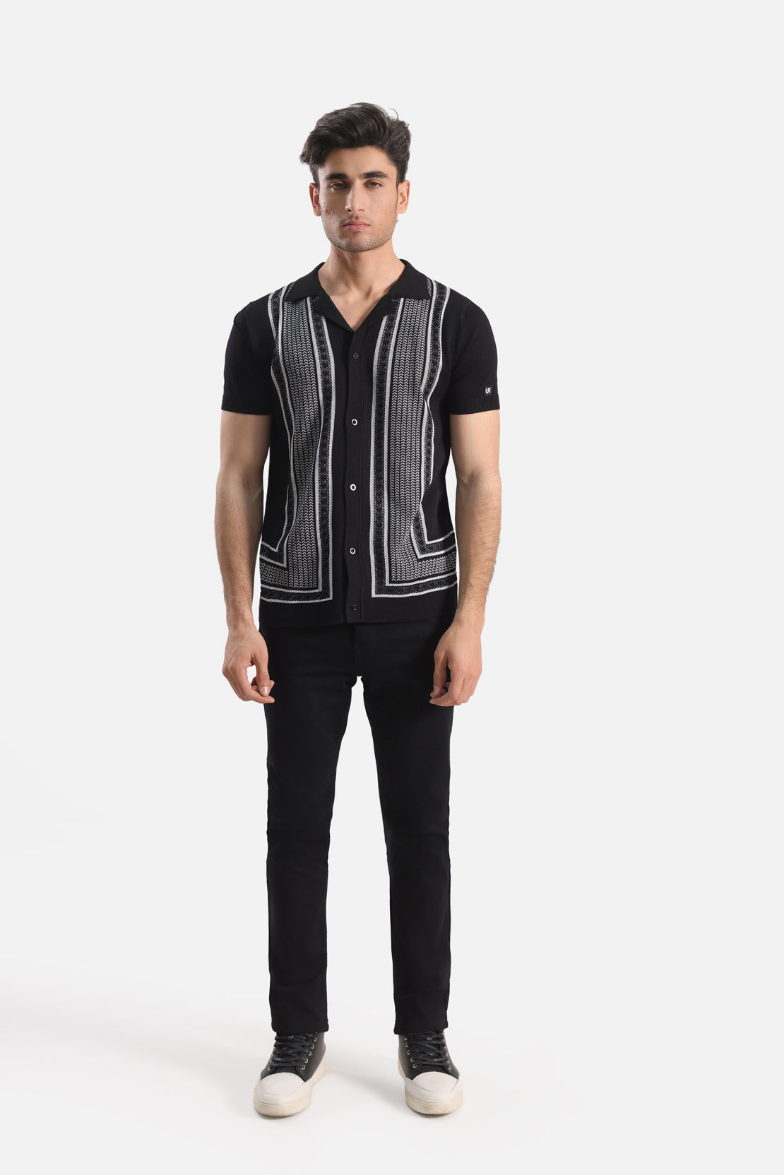 RELAXED FIT BUTTON DOWN CASUAL SHIRT