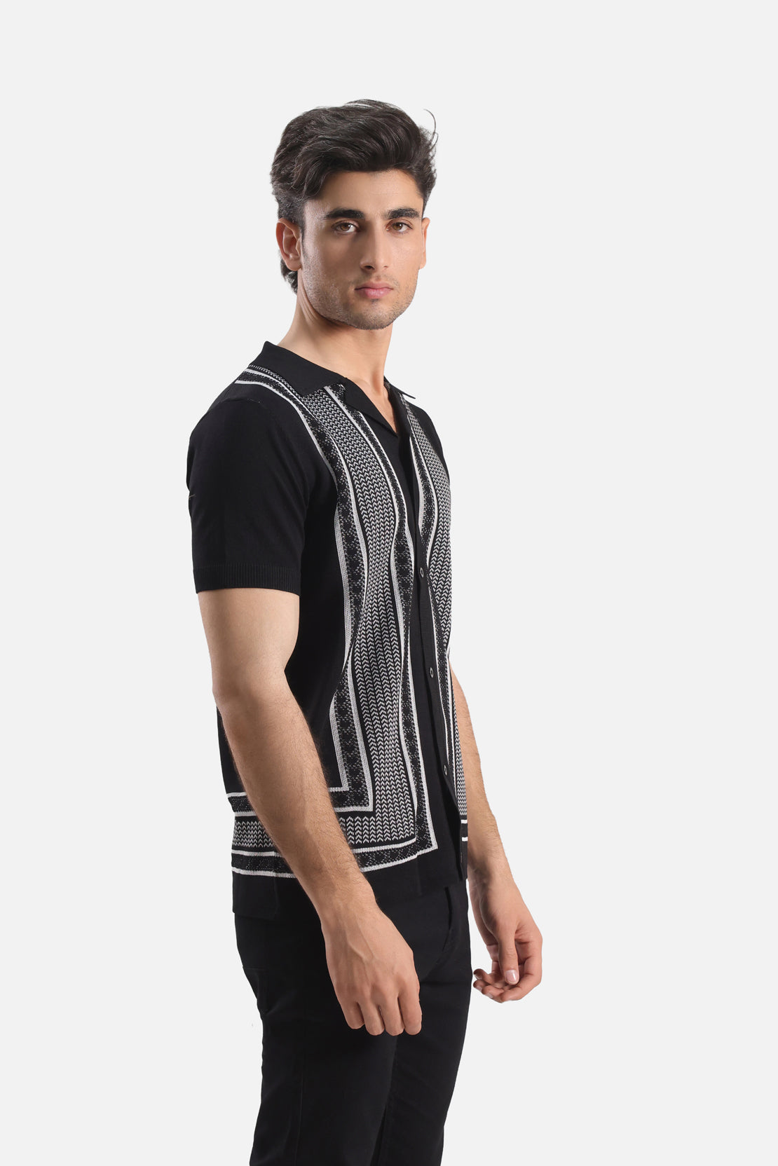 RELAXED FIT BUTTON DOWN CASUAL SHIRT