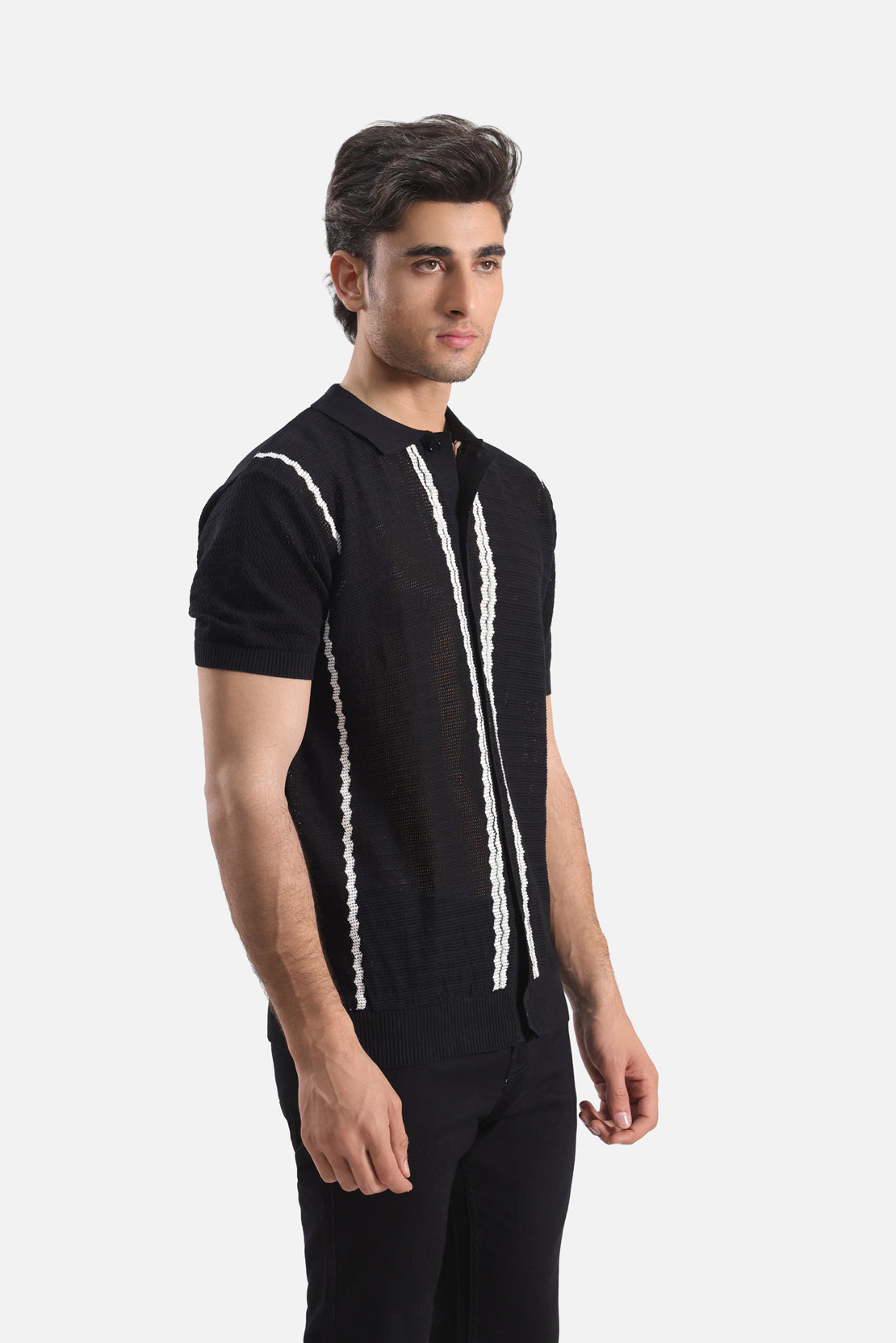 RELAXED FIT BUTTON DOWN CASUAL SHIRT
