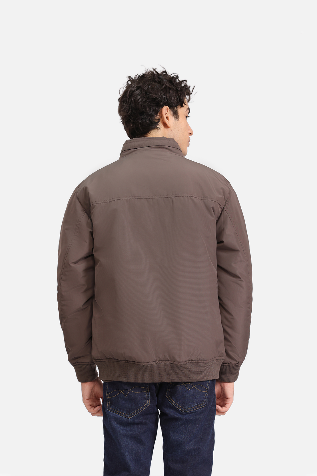 STAND COLLAR BOMBER JACKET