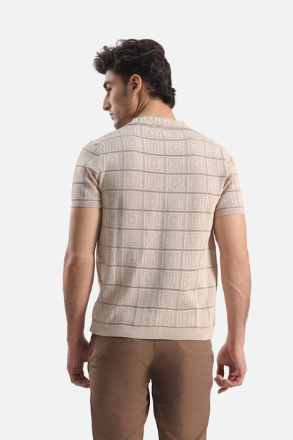 RELAXED FIT BUTTON DOWN CASUAL SHIRT
