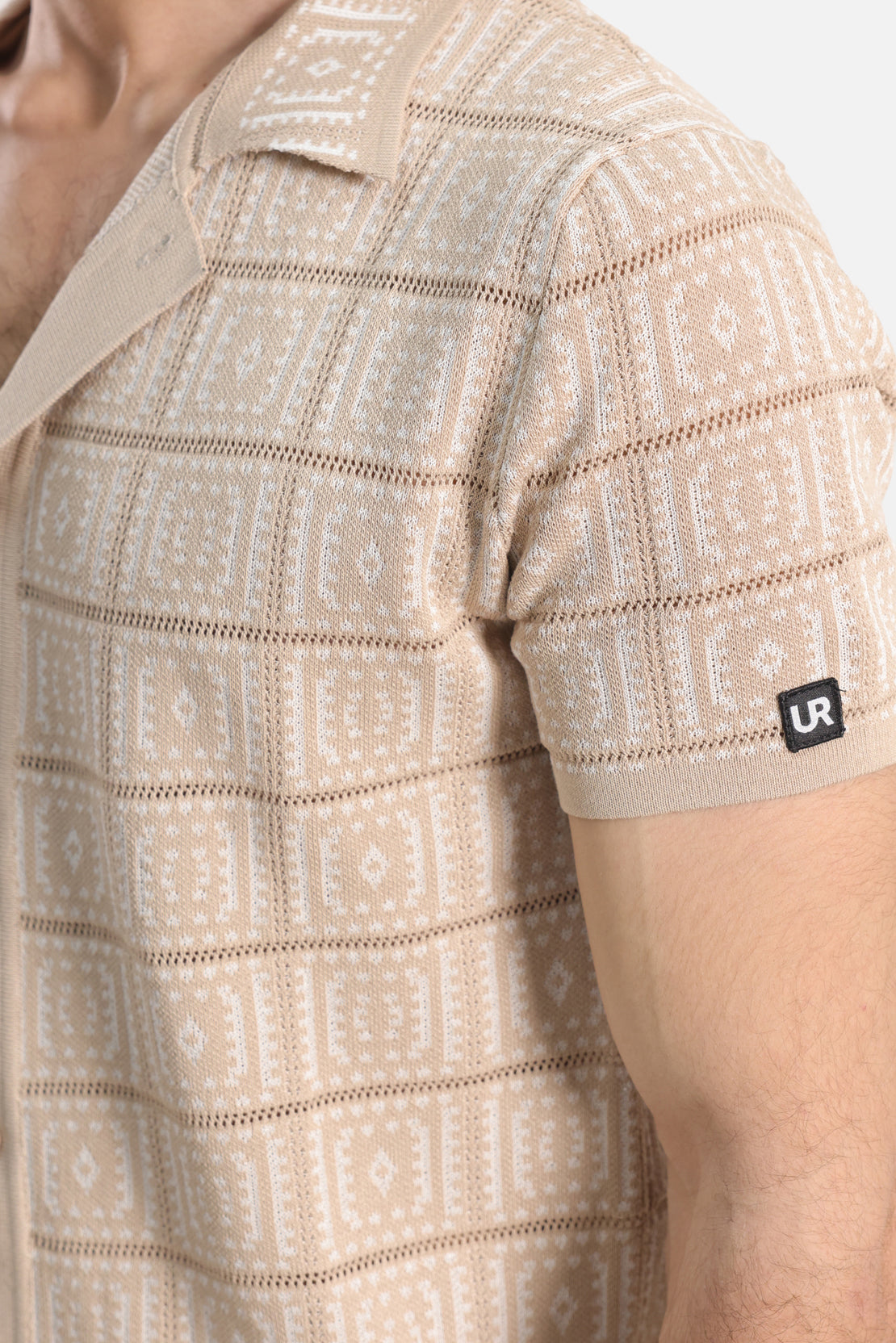 RELAXED FIT BUTTON DOWN CASUAL SHIRT